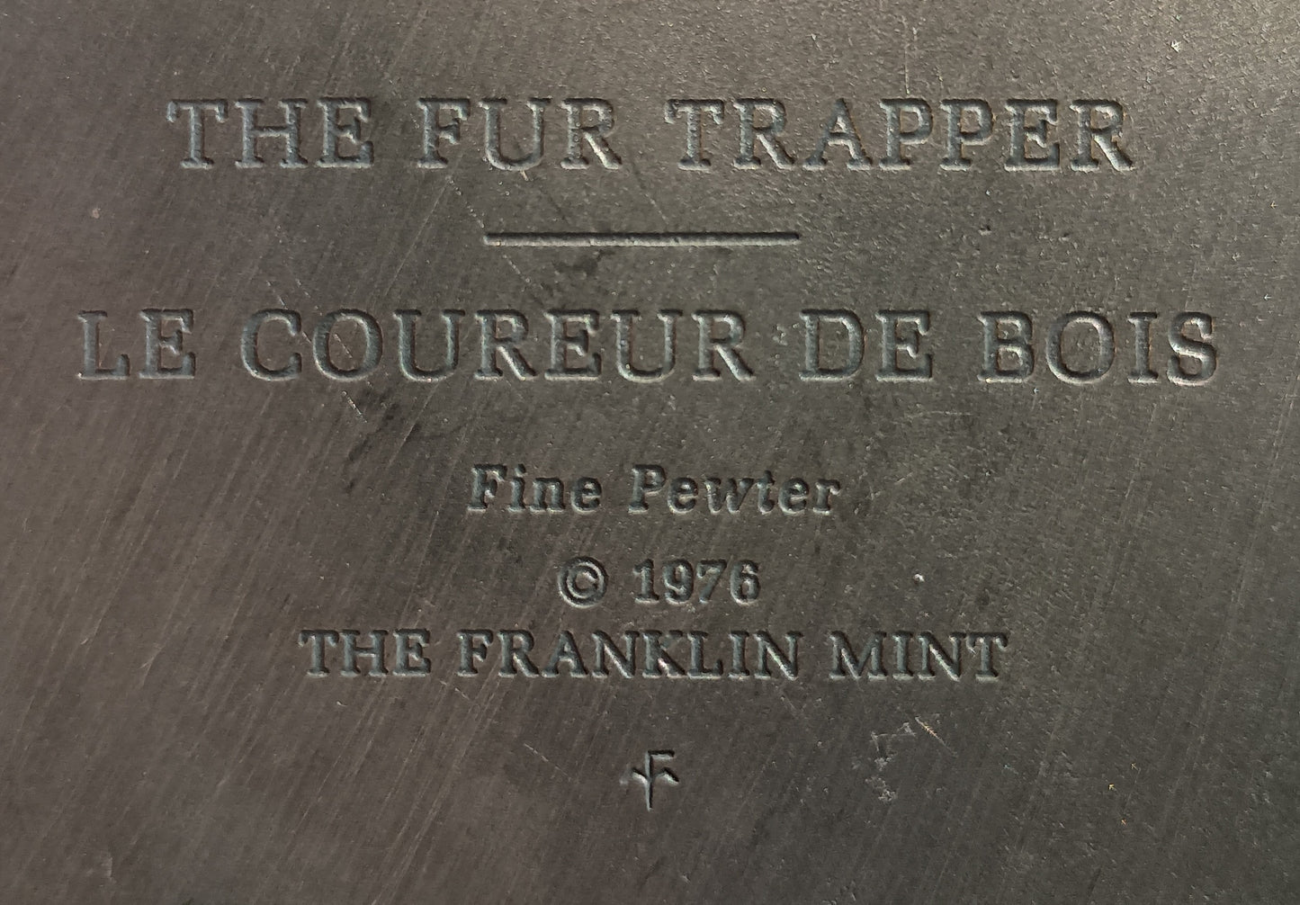 The Fur Trapper - Franklin Mint 1976