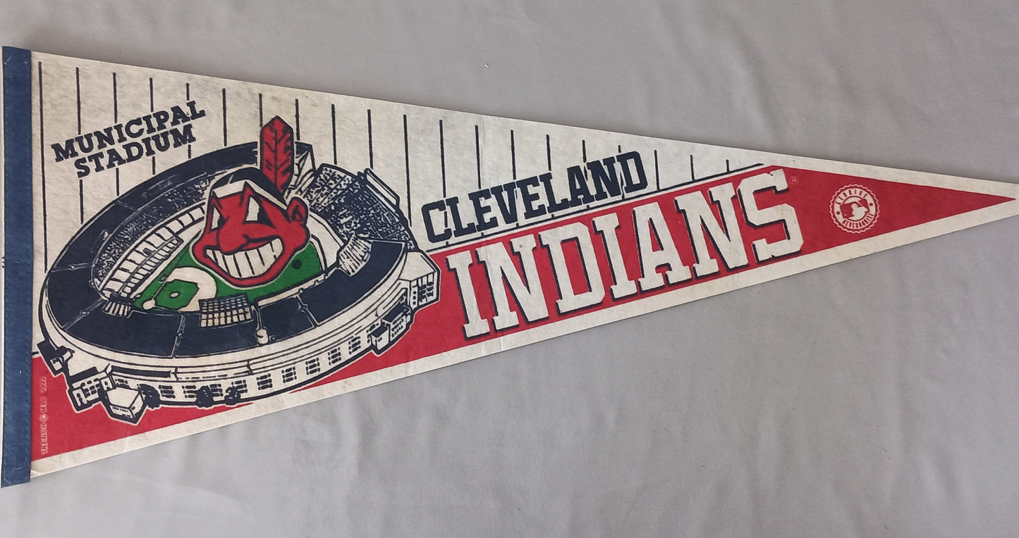 Cleveland Indians, Municipal Stadium Pennant - 1993