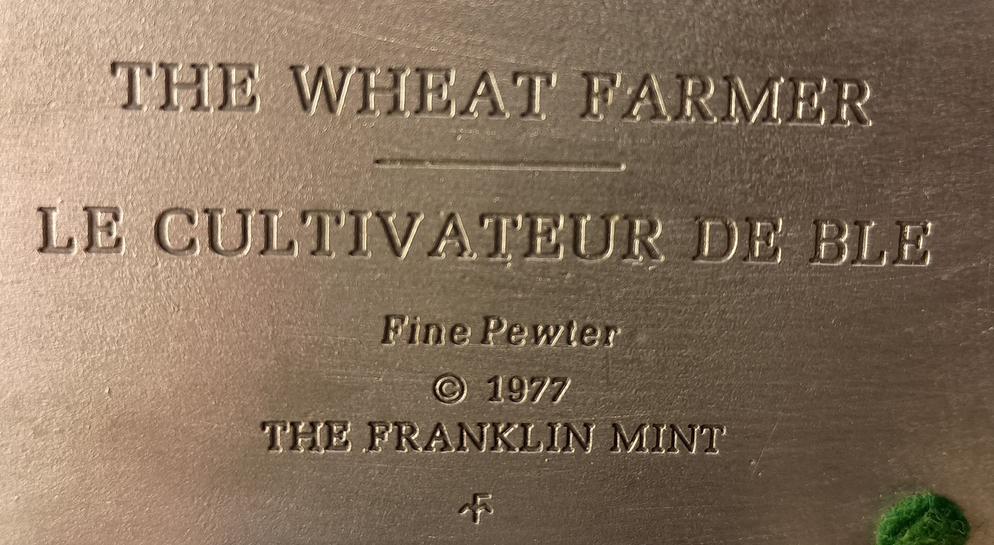 The Wheat Farmer - Franklin Mint 1977